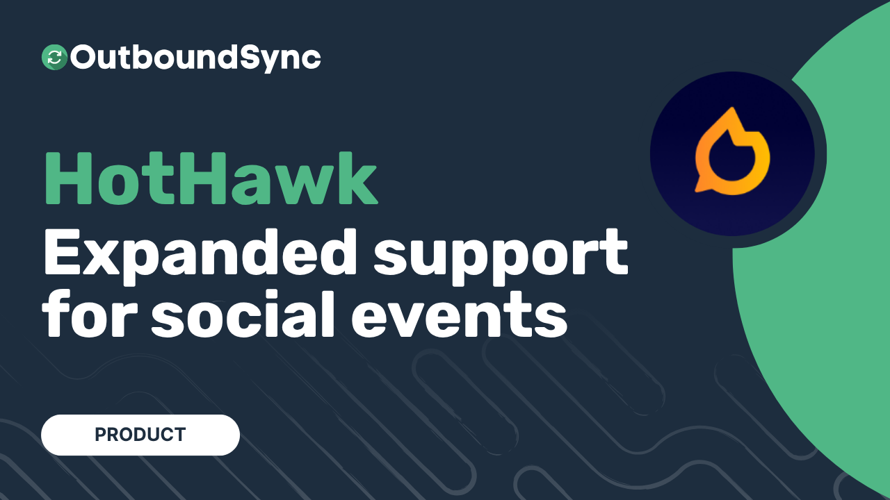 HotHawk social events now supported