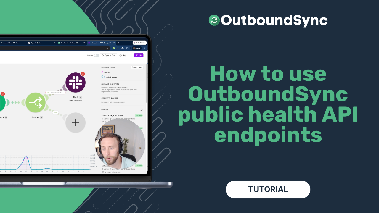 Using OutboundSync public health endpoints