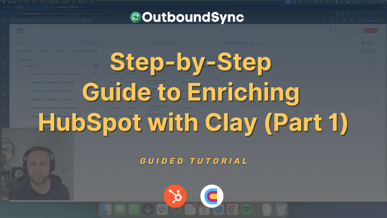 Enriching HubSpot with Clay (Part 1: social profiles)